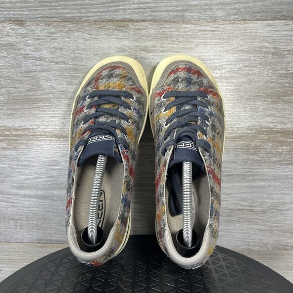 Plaid Lace Up Lifestyle Casual Sneakers Size 6 - Picture 6 of 9